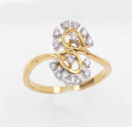 Gold Light Weight Ring Hard Shap Design – Welcome to Rani Alankar